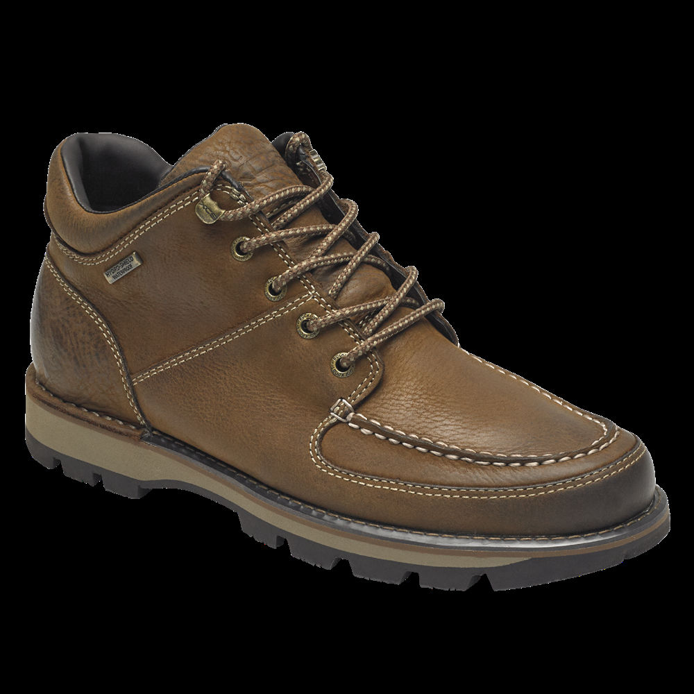 Rockport Boots For Mens Brown - Umbwe II Waterproof Chukka - MR3814572